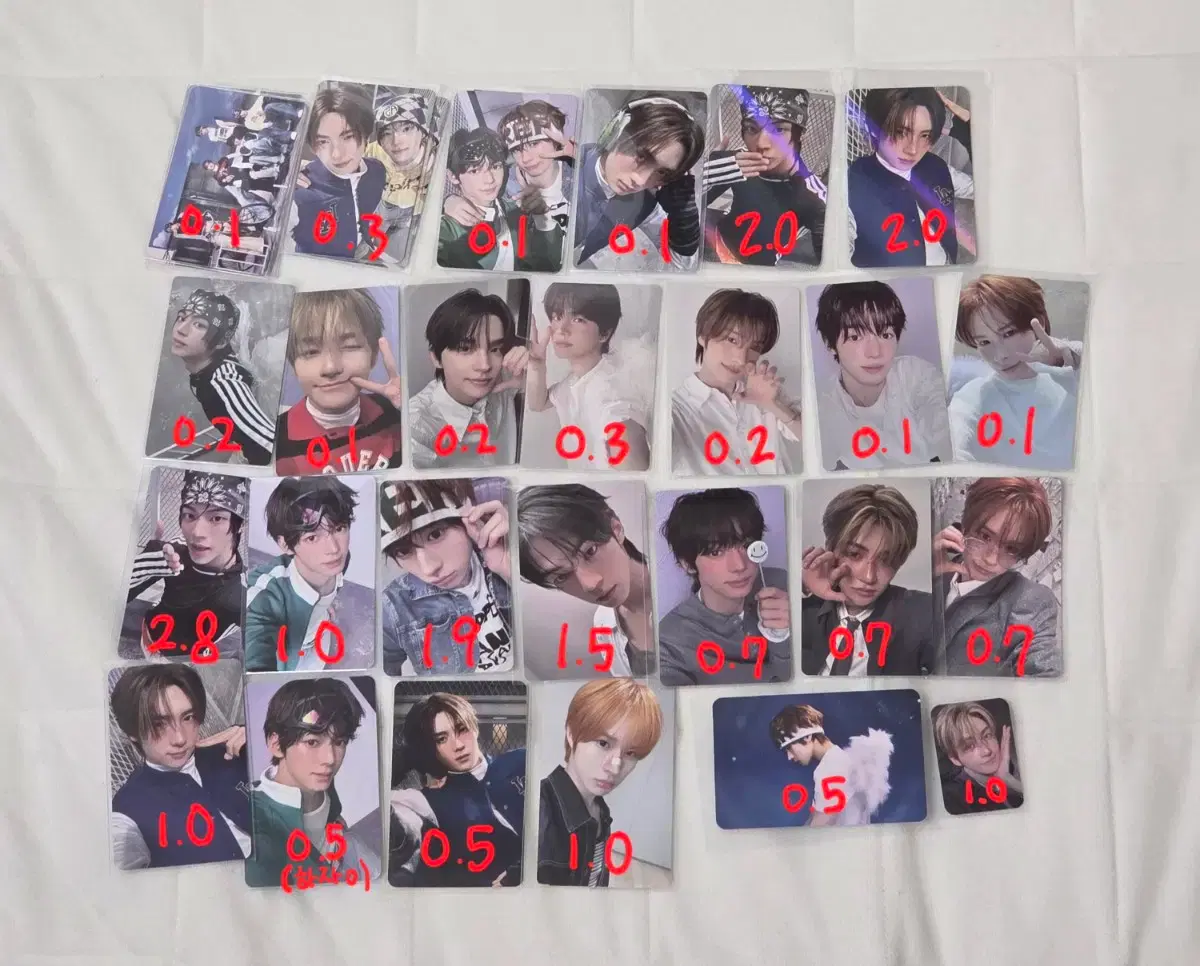 HU XIU　포카 4장 세트 투어스 tws 미니 4집 플레이하드 playhard 포토카드 포카 키트